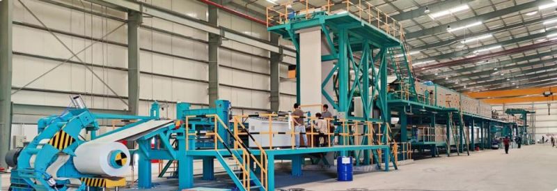 Galvanized Steel Coil Color Coating Line with Pet Film