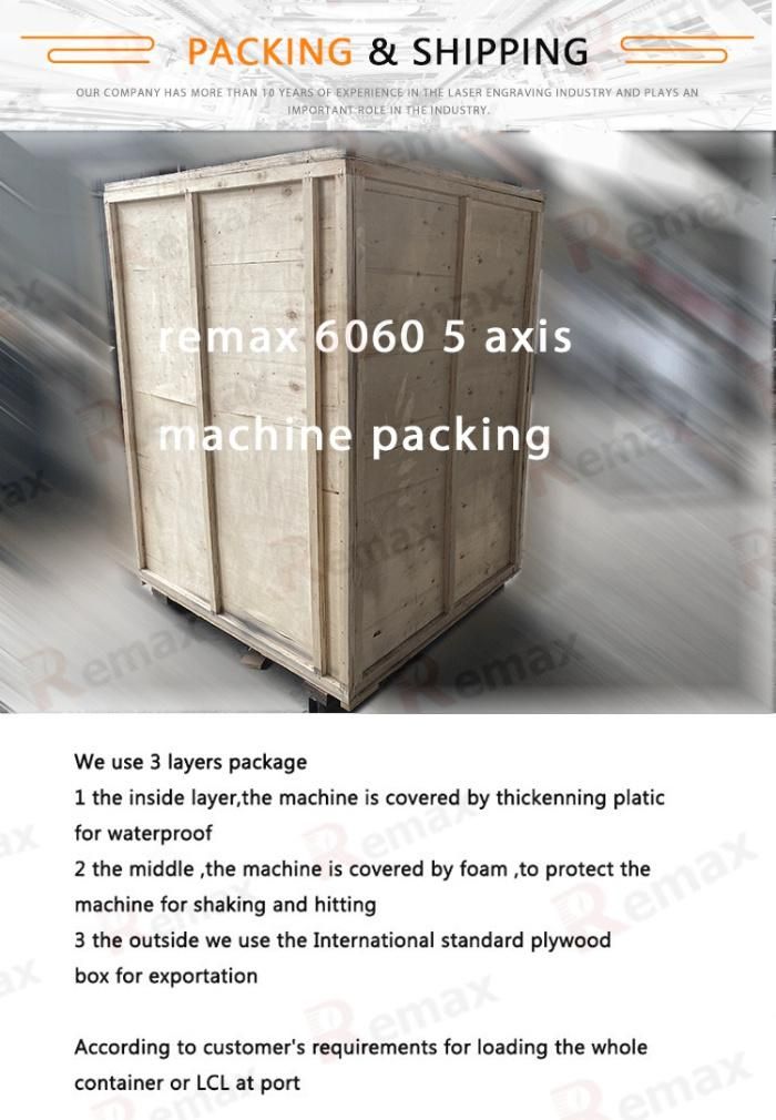 5 Axis CNC Milling Machine Carving Foam 3D Work Cutter Metal Round Medallion Engraving Machine with Auto Tool Changers