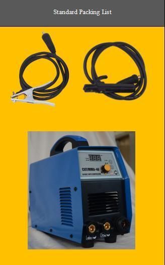230V Air Plasma Cutter Cut 40 IGBT Un-Touch Cutting/Welding Machine