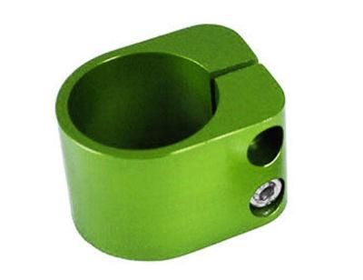 Billet Aluminum Clamp Anodized in Green Color