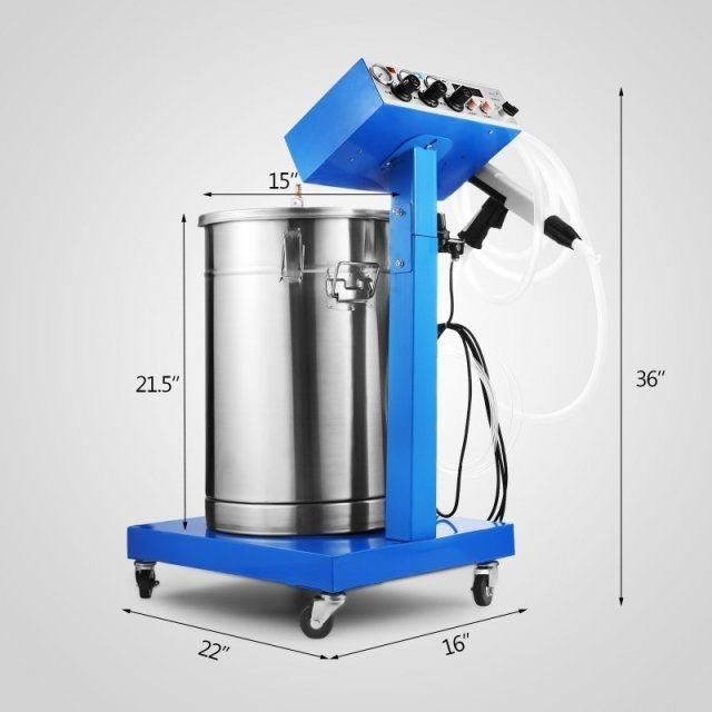 Manual Powder Spray Paint Powder Coating Equipment Plant with Powder Spray Machine