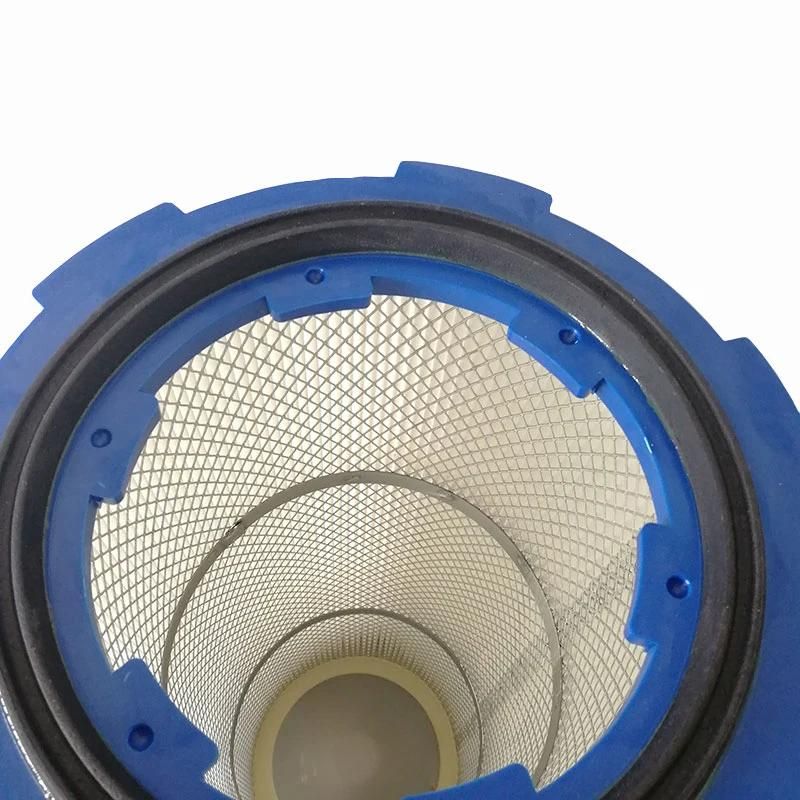 Pulse Filter Cartridge Type Cylinder Air Dust Collector Filter for Industrial Dust Cleaning