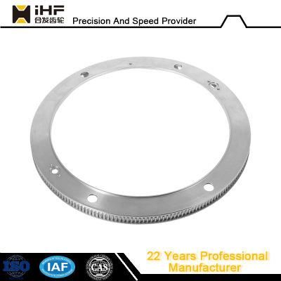 Ihf High Quality China Supply Transmission Parts Spin Carbon Steel Ring Gears with Stainless Steel