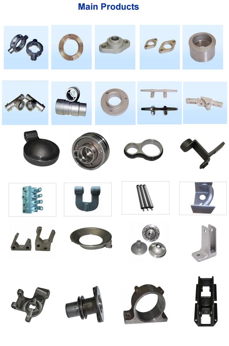 Custom Flange Tube Machinery Parts Stainless Steel Investment Casting Cover