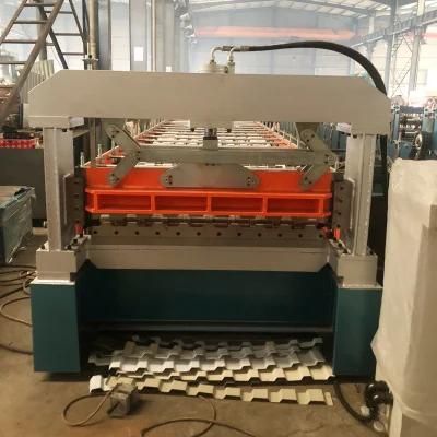 Cold Metal PPGI Coils Trapezoidal Roofing Sheets Roof Panel Wall Sheets Roll Forming Machine with CE ISO Certification