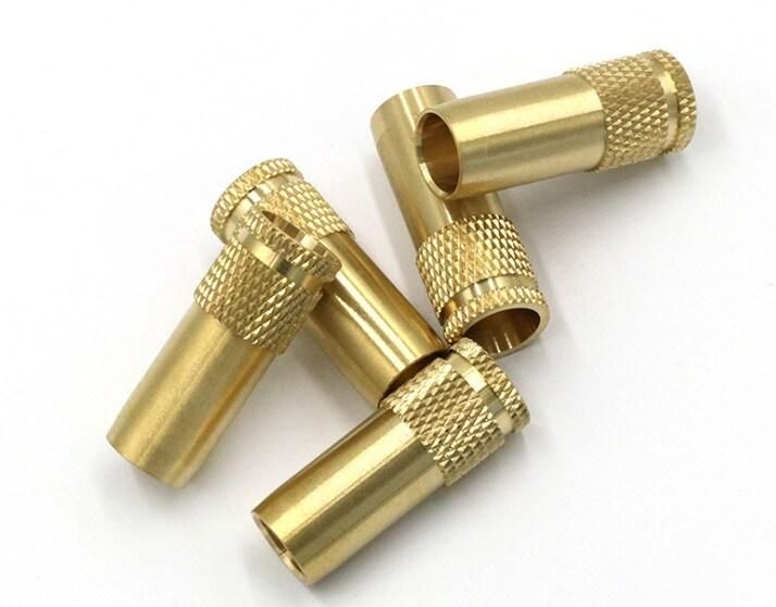 Custom High Precision Brass Knurl Parts CNC Machining Parts