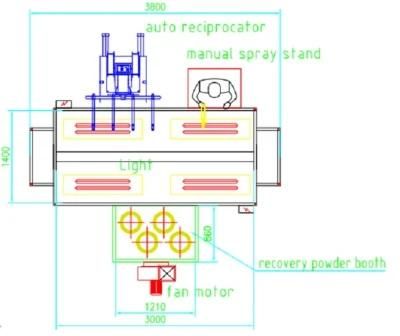 Powder Coating Equipment for Fire Extinguisher Cylinder