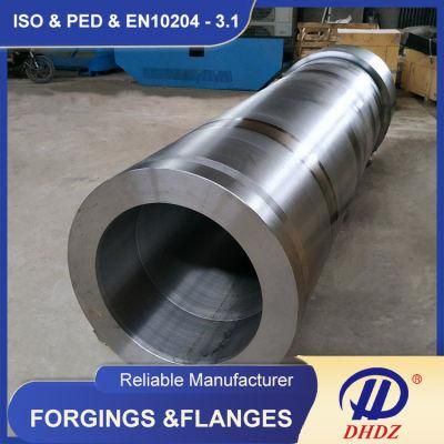 Cylinder Forged Pipe Forging Alloy Steel Tube Forging Thick Wall