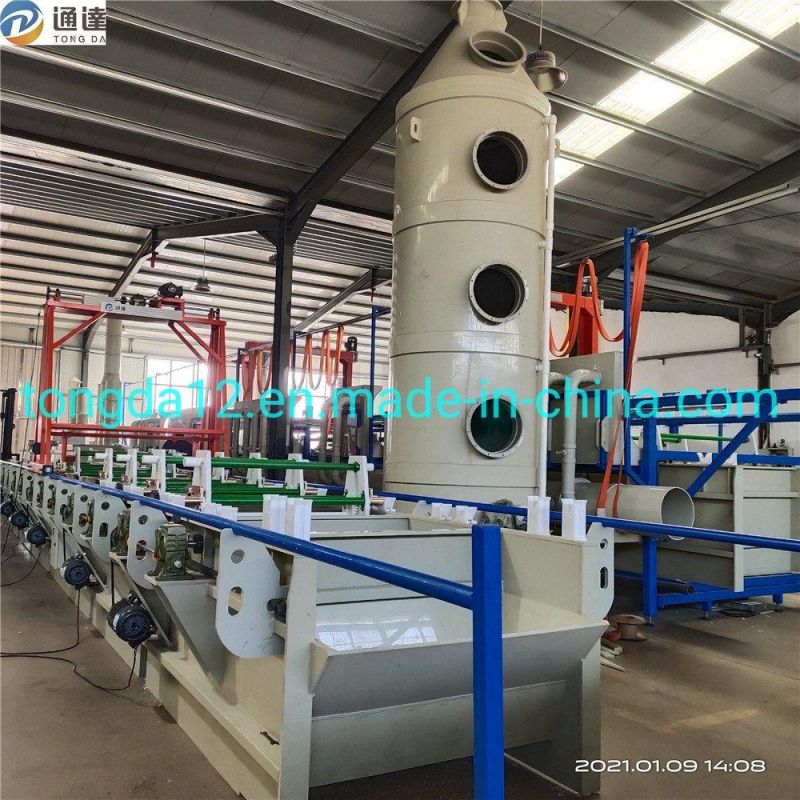 Tongda China High Quality Eletroplating Line Automatic Electroplating Equipment Machinery