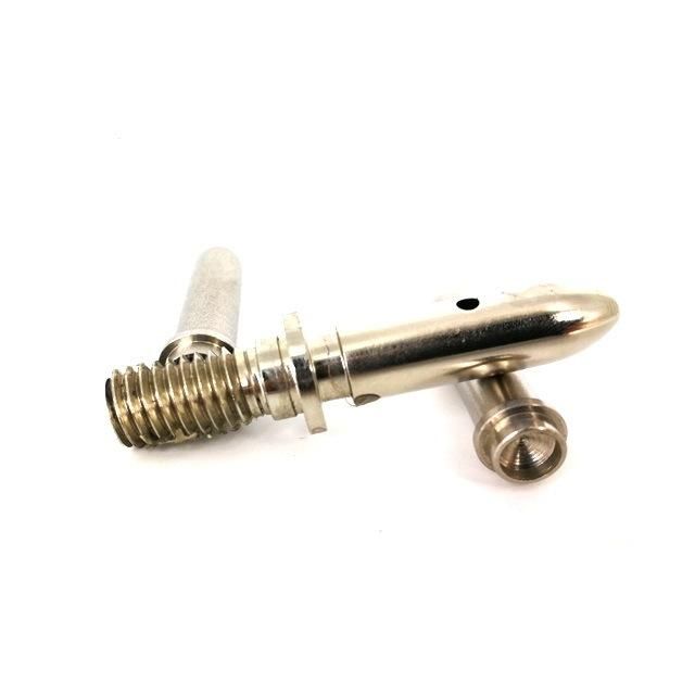 Sharp Round Head CNC Processing Stainless Steel Parts Threaded Connection Handle Special Shaped Screw Factory Custom Production