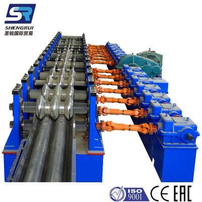 High Speed W Beam Highway Fence Guardrail Roll Forming Machine Mill
