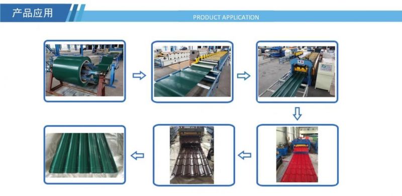 Low Price China Factory Colorful Roof Tile Cold Roll Forming Machine