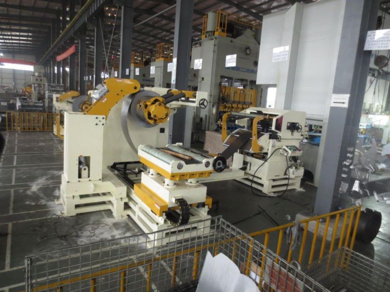 Nc Servo Decoiler Straightener Feeder for 1000mm Width Steel Strip