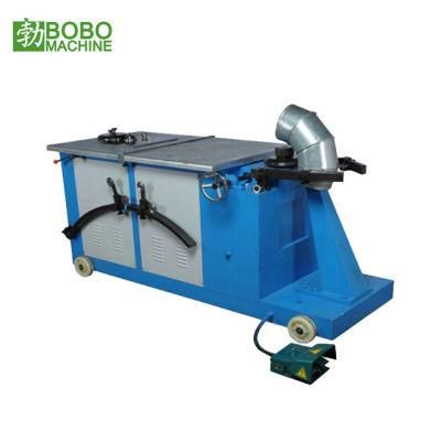 90 Degree Auto Aluminum Downspout Carbon Steel Round Elbow Air Duct Pipe Making Roll Forming Bending Machine