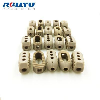 Custom Peek Machined Parts Peek Manifold Part Valve Bushing CNC Spare Machining Components Spare Parts