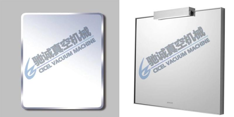 Ce Certified Glass Mirror Box Type Vacuum Aluminium Metallizng Machine for ABS Plastic Substrate