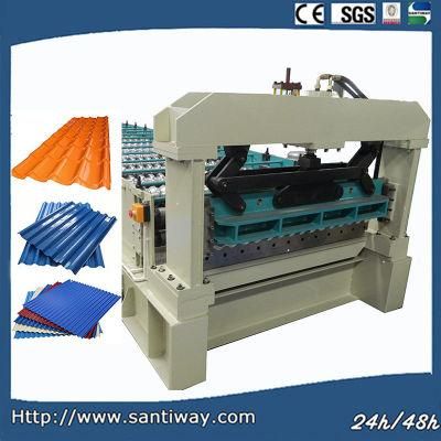 Low Price China Factory Steel Tile Cold Roll Forming Machine Made in China Building Material