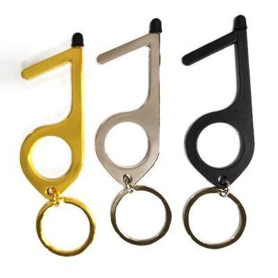No-Contact Hands-Free Door Opener Tool Copper Hook Door Handle Opener