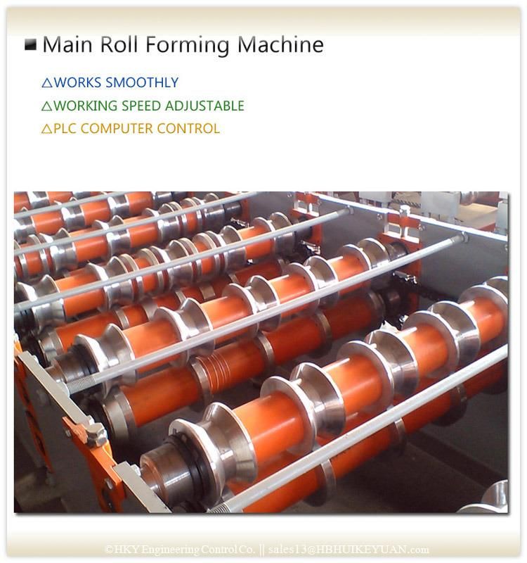China Roofing Sheet Roll Forming Machine