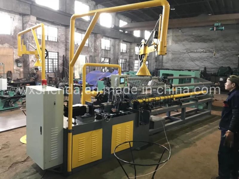 24hours Service Easy Operate Wire Mesh Netting Machine, Chain Link Fence Machine