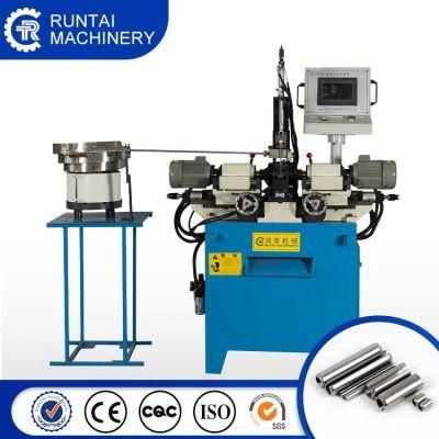 Runtai-30fa Type Double Head Pneumatic Steel Chamfering Machine Single Head Pipe Chamfering Machine for Metal Tube End Smoothing//