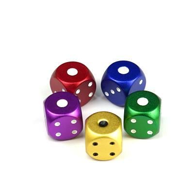 Anodize Colors Aluminum Dice Set