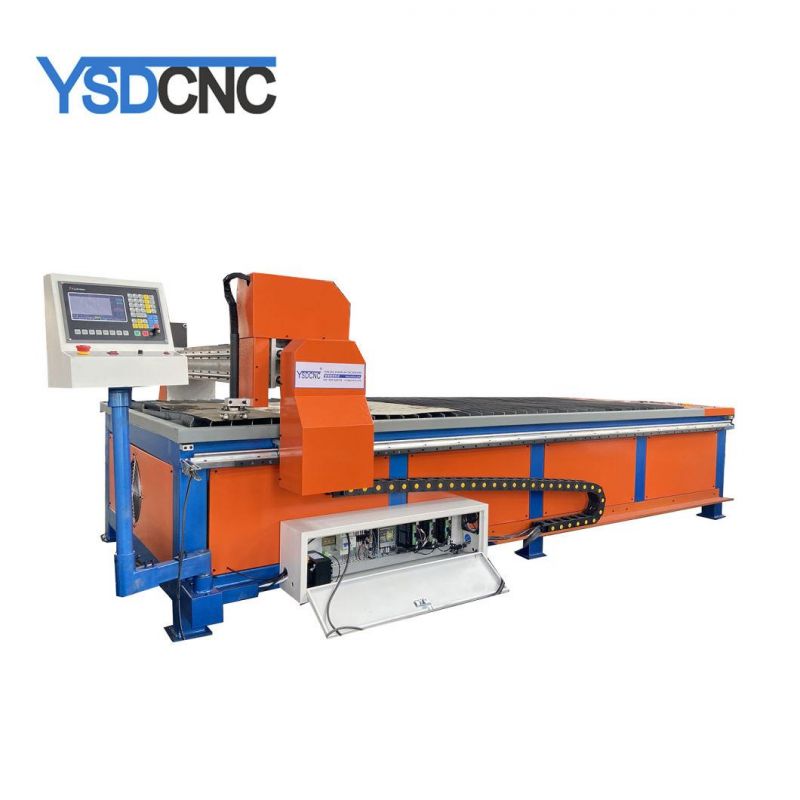 Ca-6000 Mild Steel Round Square Pipe Plasma Cutting Machine Max 6000mm Length Plasma Tube Cutter for Sale