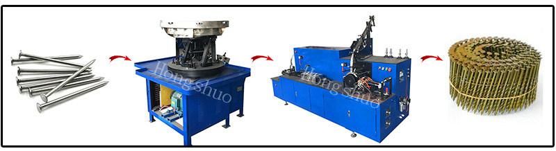 China Low Price Fully Automatic Coil Nail Making Machine