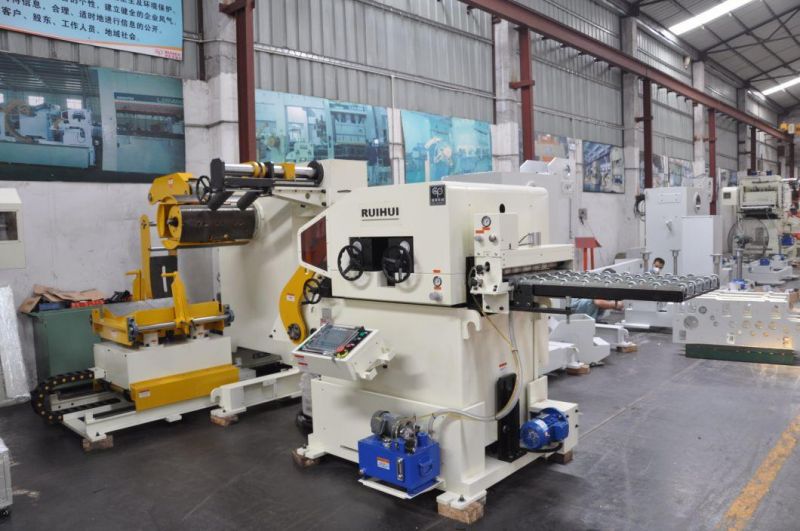 10 Tons Automatic Hydraulic Uncoiler Straightener Feeding Machine