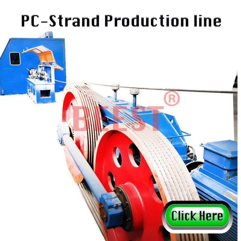 Prestressed Concrete PC Bar Production Line with Induction Heating Equipment Machine
