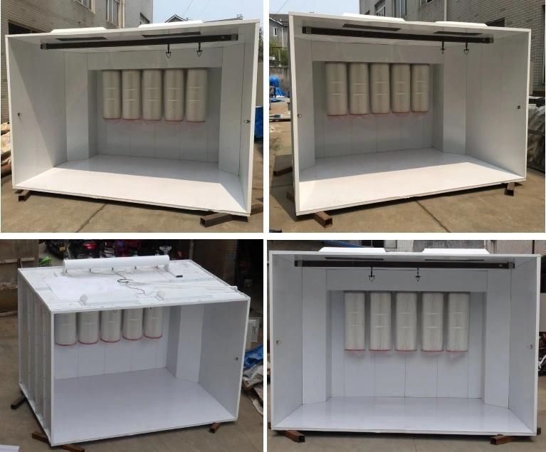 Electrostatic Powder Coating Paint Spray Booth for Fast Color Change