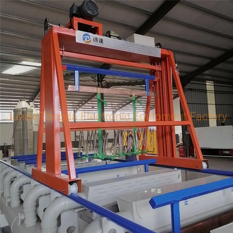 Automatic Zinc Nickel Plating Line Aluminum Anodizing Plant Dyeing Machine