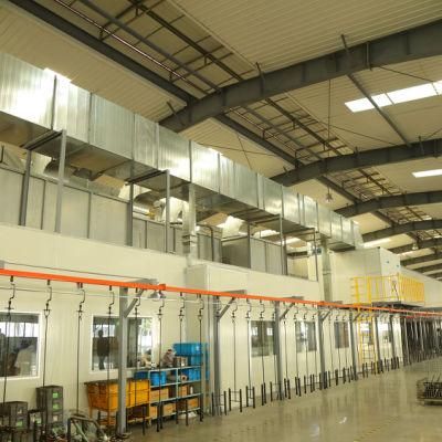 Automatic Liquid/Powder Coating Painting Production Machine with Spray Booth