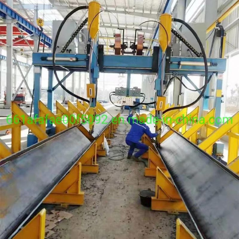 Automatic Steel Plate 40mm Flange Thickness H-Beam T Beam Straightening Machine