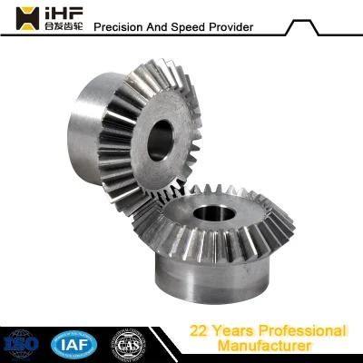 Ihf CNC Machining Stainless Steel Double Worm Gear Worm Wheel for Spring Machinery