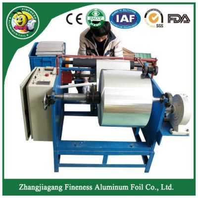 Best Selling Manual Aluminum Foil Cutting and Rewinding Machine for Household Aluminum Foil Rolls
