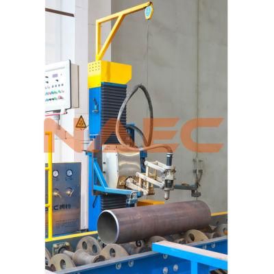 Five Axis CNC Flame/Plasma Pipe Cutting and Profiling Machine (Roller-bed type) 2&prime;&prime;-24&prime;&prime;