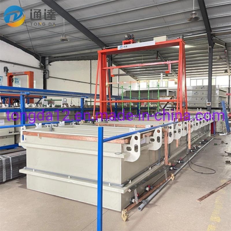 Td21093 Zinc Plating Machine Barrel Type Electroplating Machine