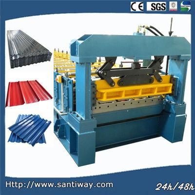 Trapezoid Roofing Sheet Roll Metal Roll Cold Forming Machine for Roof