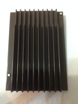 Aluminum Extrusion Small Heat Sink with Push Nylon Pins and Thermal Pad for Set Top Box PCB Board