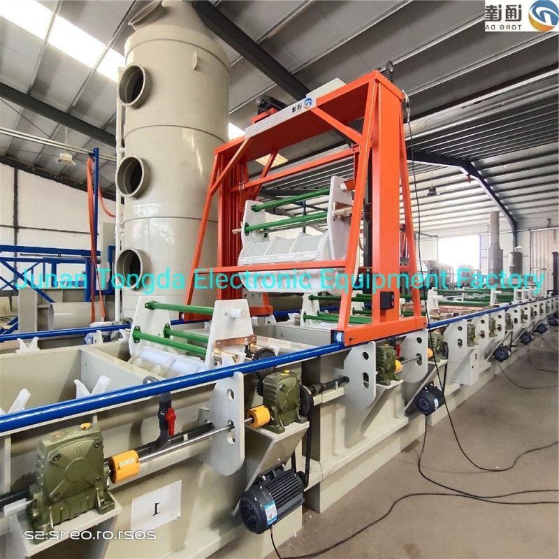 Tongda11 Customized Electro Nickel Plating Machine Electroplating Line for Zinc