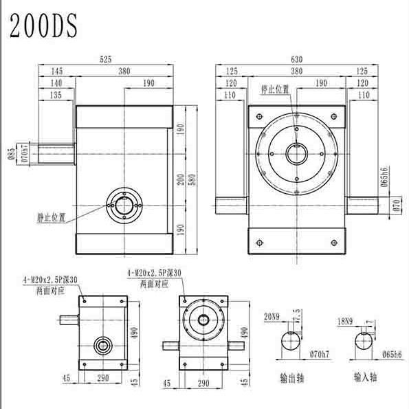 Ds Series Gearboxes, Cam Indexer