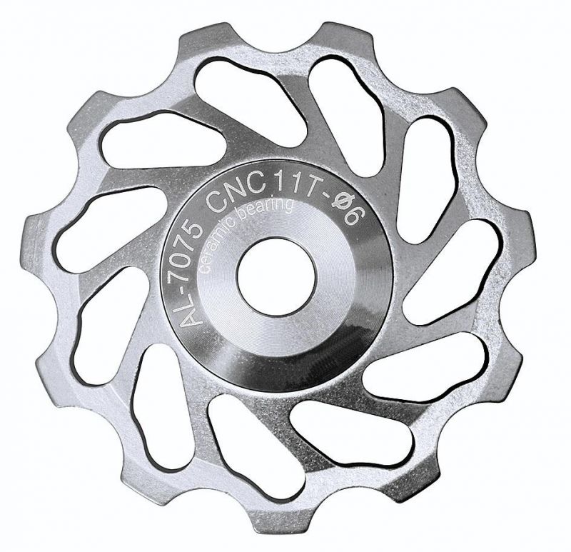 Bicycle Rear Dial Bearing Guide Wheel Ceramic Tooth Metal Transmission Guide Wheel