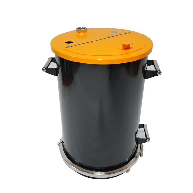 7L/10L Small Mini Stainless Steel Powder Coating / Spray / Paint Feed Hopper/ Barrel / Bucket/ for Lab / Test Powder Coating Machine