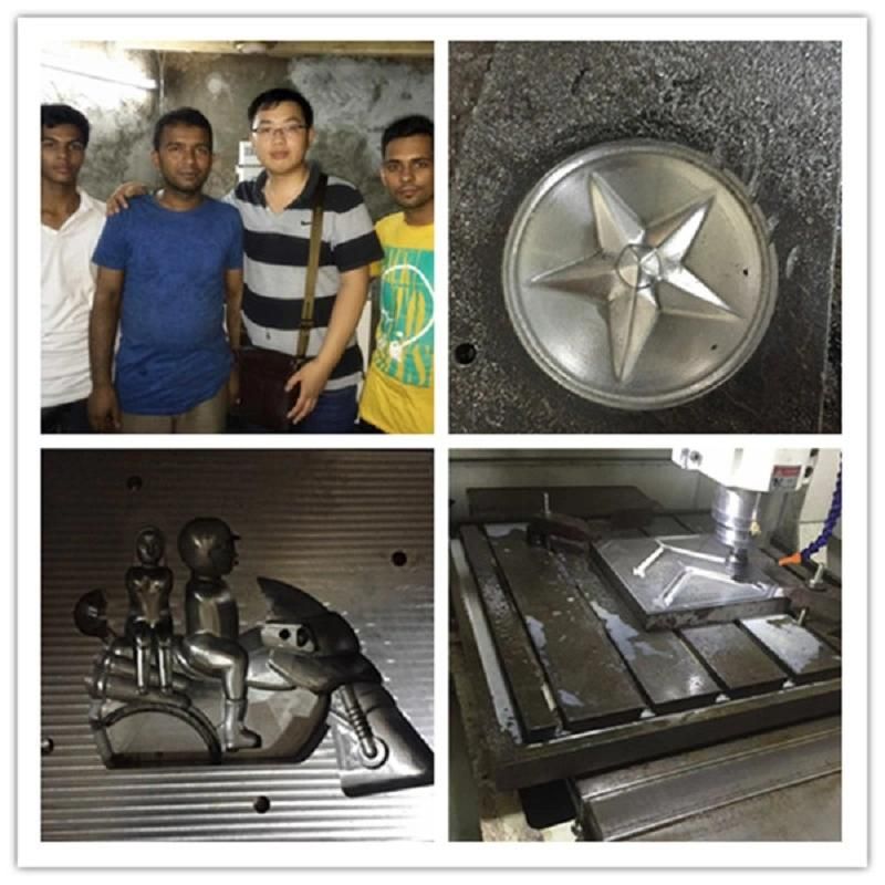 400*400mm 4 Axis Rotary Metal Carving CNC Router for Sale