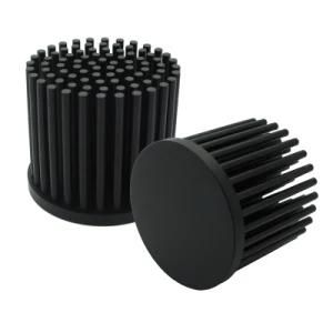 Black Anodized Aluminium LED Profile Aluminium Heat Sink