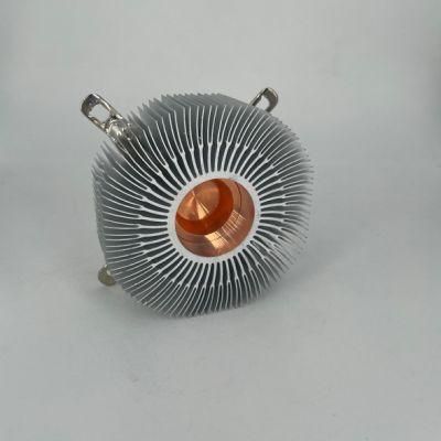 60*60*15 Aluminum Extruded Sun Flower Plug Copper Heat Sink