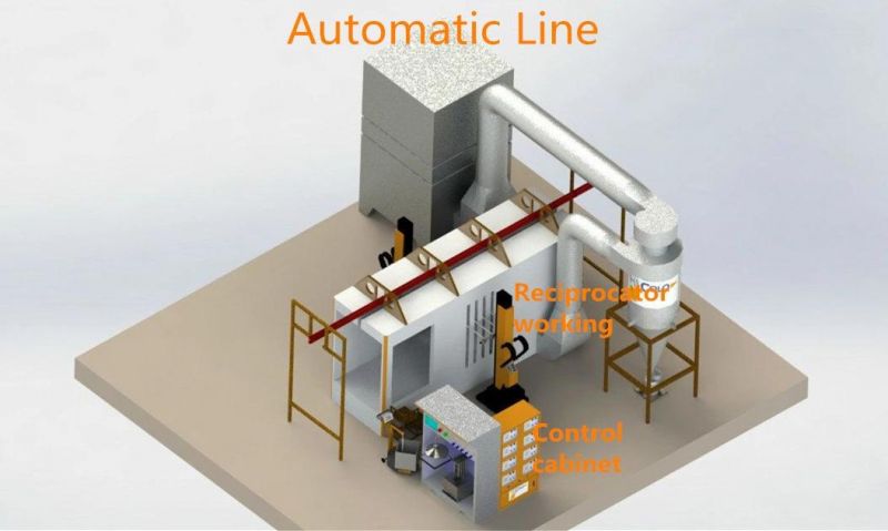 Automatic Powder Coating Gun Mover Painting Reciprocator Machine