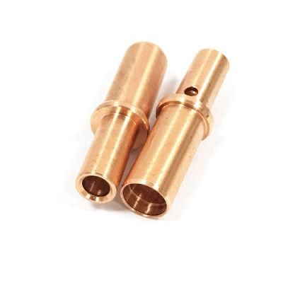 OEM CNC Lathe Machining Metal Brass Copper Electrical Equipment Spare Parts