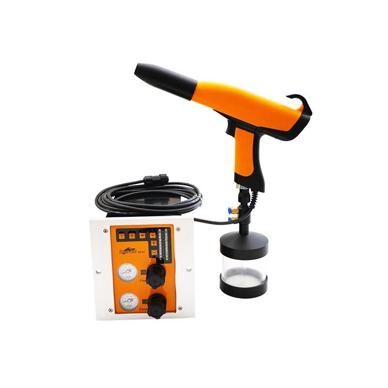 Small Portable Electrostatic Paint Spray Gun Powder Coating Machine
